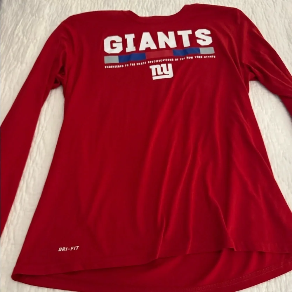 Nike x NFL NY Giants Drifit crewneck long sleeve Men's XL